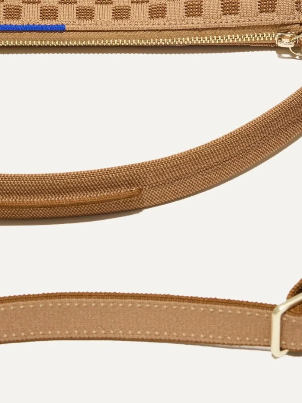 Rothy's The Daily Crossbody Handbag in Hazelnut (camel) - Picture 6 of 13